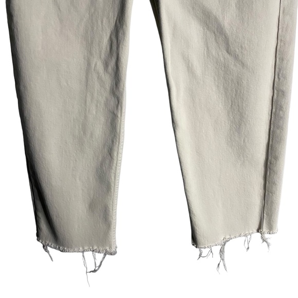 Everlane Women's Tan The Way High Frayed Hem Denim Jeans - Picture 3 of 7